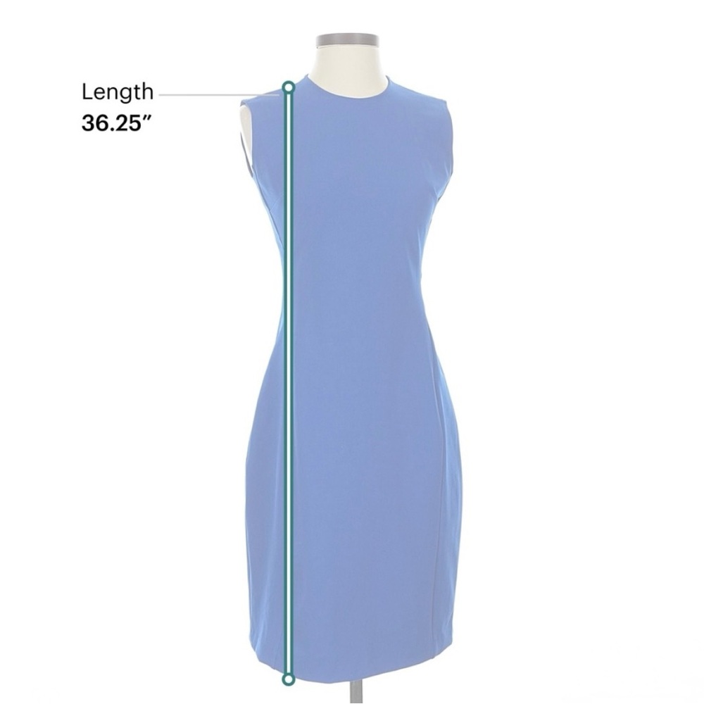 Of Mercer Royal Blue Midi Sheath Dress- Sz 0 - Picture 6 of 8